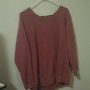 Pink long sleeve sweatshirt from Maurice's